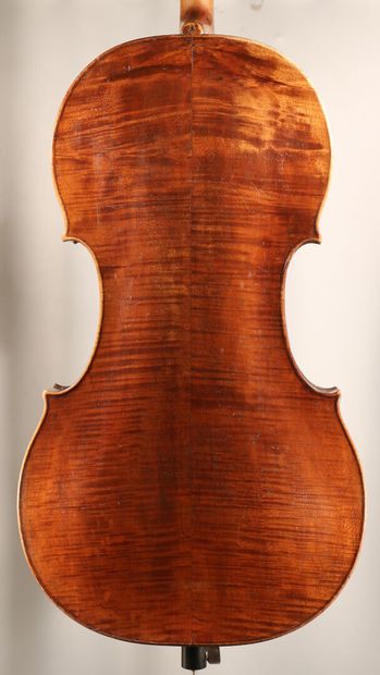 null *French cello 18 th, size 3/4 made in Mirecourt except the head, more recent...