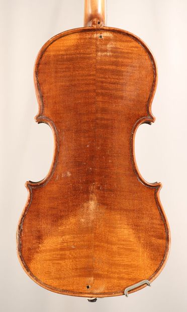 null *19th century French violin, made by Pierre Mansuy in Mirecourt, iron mark,...
