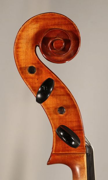 null *Cello made by Dominique Galand, violin maker in Mirecourt, good condition,...