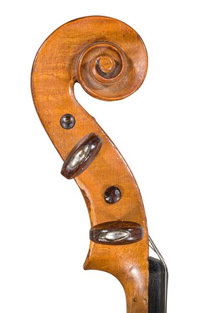 null *French violin, work of Mirecourt around 1925 of the House Thibouville, iron...