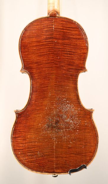 null *Interesting 18th century German work violin bearing a label of Gabriel David...