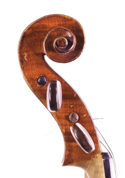  German violin bearing an apocryphal label of Paolo Luigi 1938 and an iron mark,...