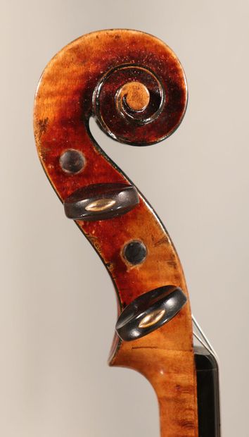 null *Violin made in Mirecourt around 1880 in the Grandjon circle, restorations on...