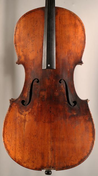 *Cello work of Mirecourt late 18th, not threaded...