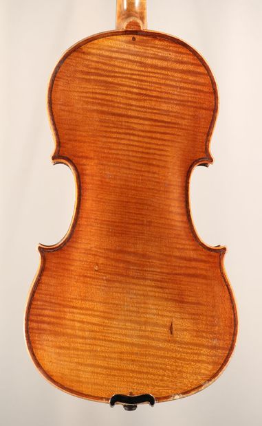 null *19th century French violin made in Mirecourt by Thouvenel with original iron...