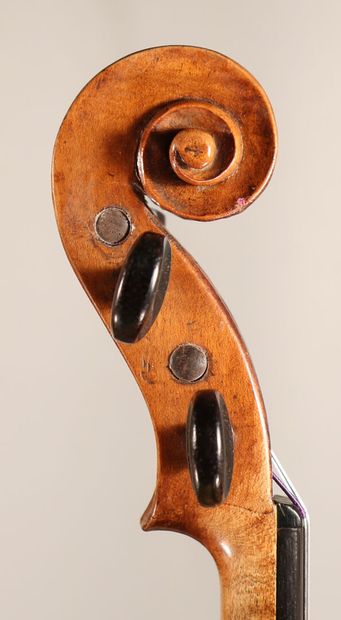 null *French violin work of Mirecourt 19th around 1870, iron mark D. Salzard, very...