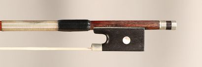 null *Violin bow by Eugène Cuniot dit Cuniot Hury, made for and signed by J. Hel,...