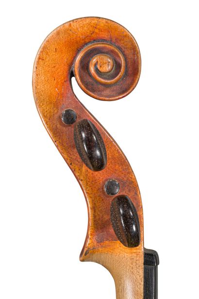 null *Fiddle work Eastern Europe circa 1900, pen signature on the inside "A. H. Studio",...