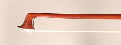 *Violin bow by Charles Nicolas BAZIN, amourette wood stick with frog and button,...