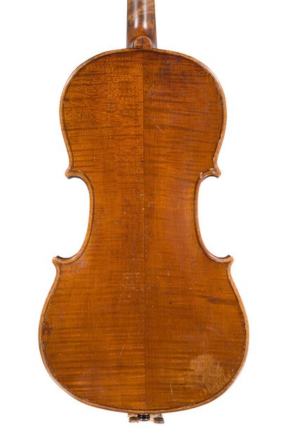  *German violin made around 1900-1920, small fractures on the table. 
359 mm on the...
