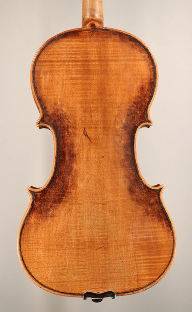 null *Violin work of Mirecourt 19th, made by Moitessier, iron mark, slight restorations...