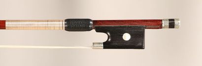 null *Violin bow by Charles Nicolas BAZIN, amourette wood stick with frog and button,...