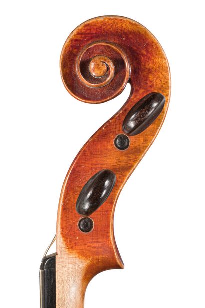 null *Joli violon français fait à Mirecourt vers 1900-1920, étiquette modèle d'après...