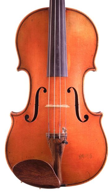 null French violin made around 1870/1880, work of Mirecourt, bearing a label of Marengo...