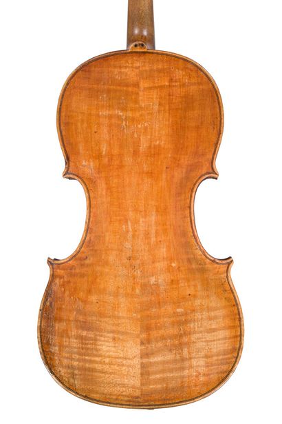 null *German violin of the Marknekirsh school, work of JC Schuster, label glued on...
