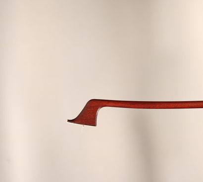 null *Interesting French cello stick, circa 1925, pernambuco stick with ebony and...