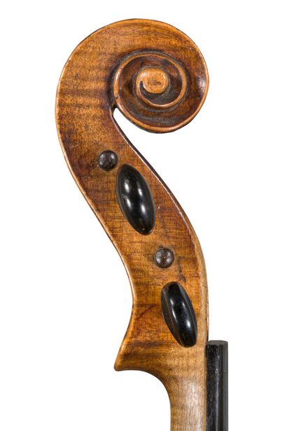 null *German violin, Klingenthal school, made in 1887 by Friedrich August Meissel,...