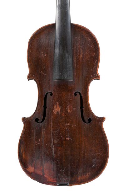 null *French violin 18th century, work of Mirecourt with its original baroque neck,...