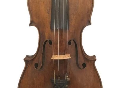 null *German violin late 18th early 19th, German work in the entourage of the Hopf...