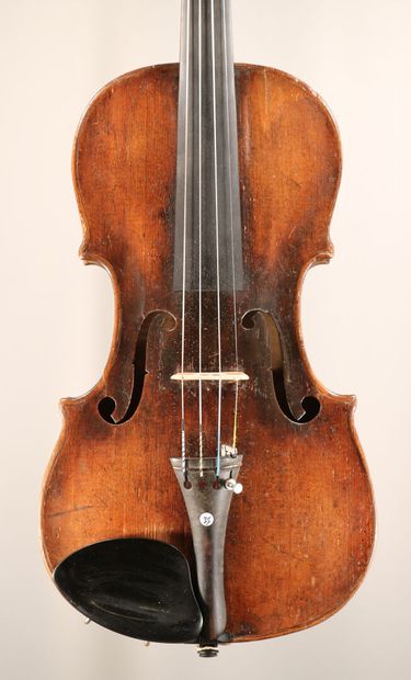 *French violin 18th without label, work of...