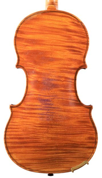 null Very nice violin made by Paul Knorr, luthier in Machneukirch around 1950 with...