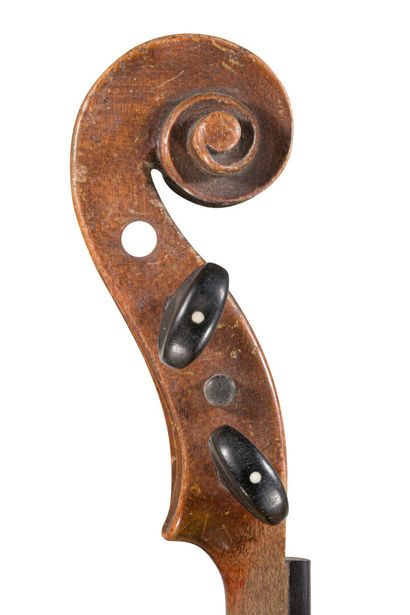 null *French 3/4 size violin, early 18th century in Mirecourt, made by Jean Baptiste...