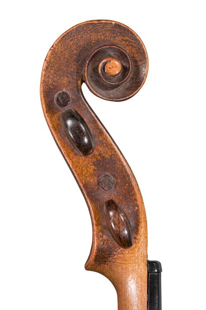 null *French violin 18th century, work of Mirecourt with its original baroque neck,...