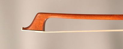 null *Cello bow with an interesting ebony and gold frog signed "Maucotel et Deschamp...