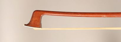 null *Violin bow by Louis Morizot fils, circa 1950, pernambuco stick and ebony and...