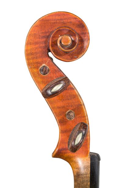 null *French violin, made for Jules Lavest in Montluçon around 1935, with an iron...
