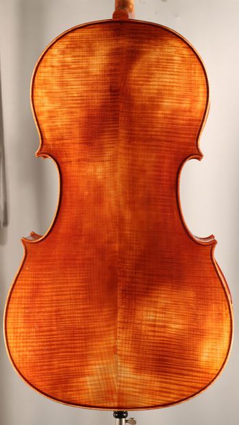 null *Cello made by Dominique Galand, violin maker in Mirecourt, good condition,...