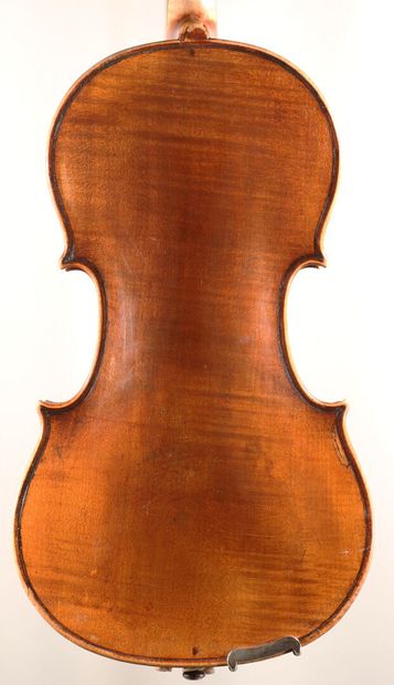 null *French violin 19th work of Pillement in Mirecourt, numerous restorations table...