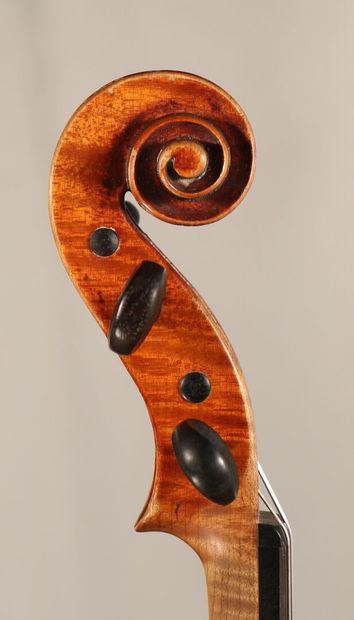 null *Violin made by Jules Gaillard in Mirecourt around 1860, restorations on the...