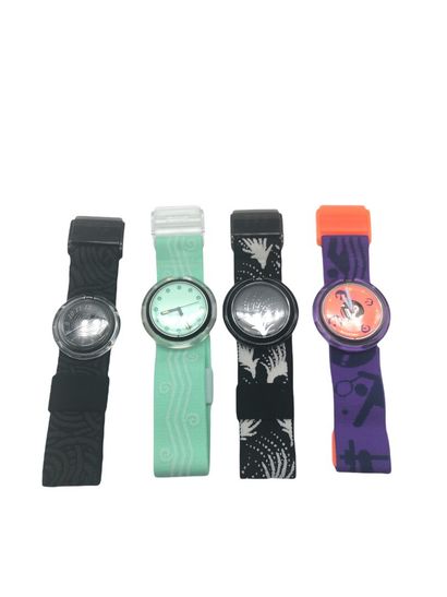 SWATCH, Set of 4 POP watches, including Mint...