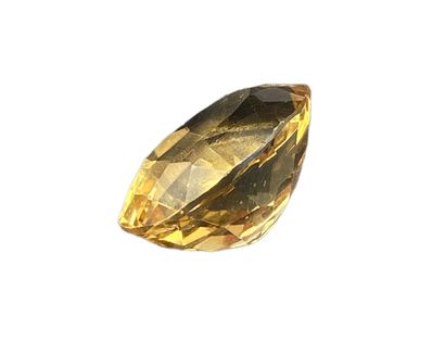 null Citrine, unmounted, oval faceted, approx. 18 cts

20 x 15 mm, weight 4 g