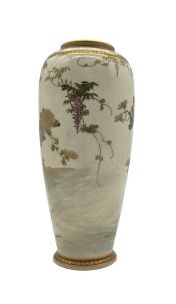null JAPON, Fours de Satsuma - Epoque MEIJI (1868 - 1912)
Vase de forme balustre...