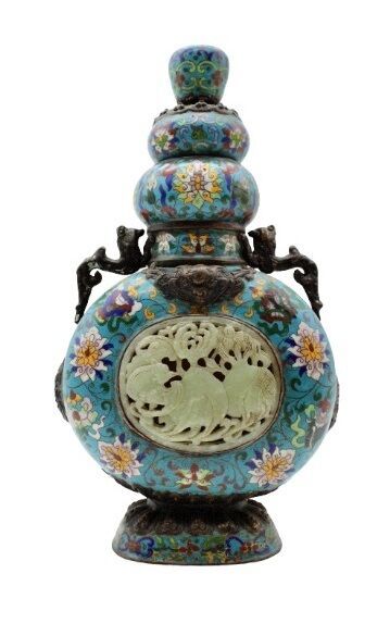 CHINE - Début XXe siècle
Vase couvert en...
