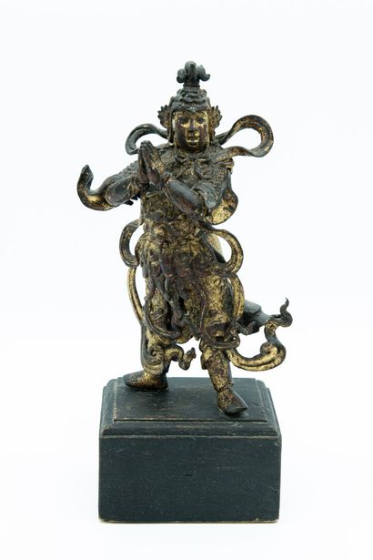 CHINE Epoque MING (1368 - 1644)
Statuette...