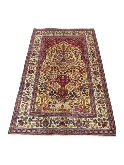 Tehran carpet (cotton warp and weft, wool...