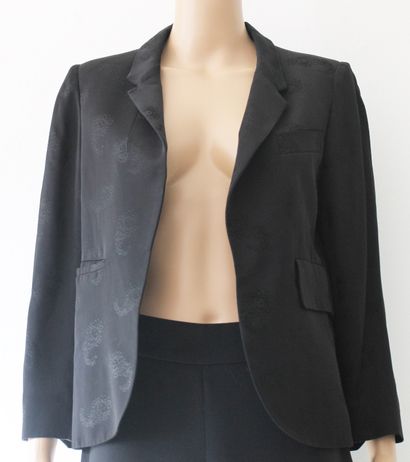 null EMPORIO ARMANI and ZADIG & VOLTAIRE,Two black jackets, epaulettes and front...