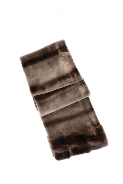 null Scarf in partly shaved mink
length 152 cm