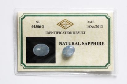 null *Unmounted, unheated Burma sapphire 8.23 carats - CERTIFICATE EMIL