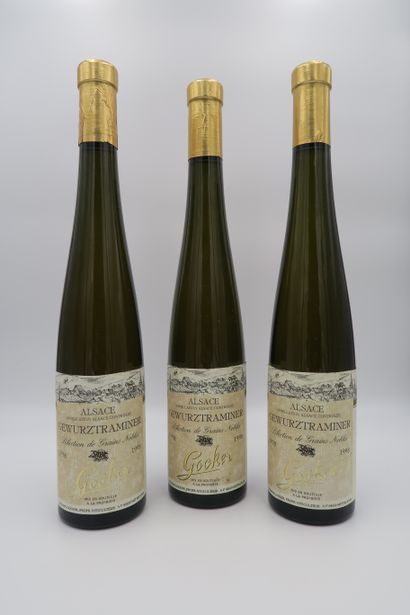 null Alsace, Gewurztraminer, Grains nobles, Philippe Gocker 1998, 3 bottles
