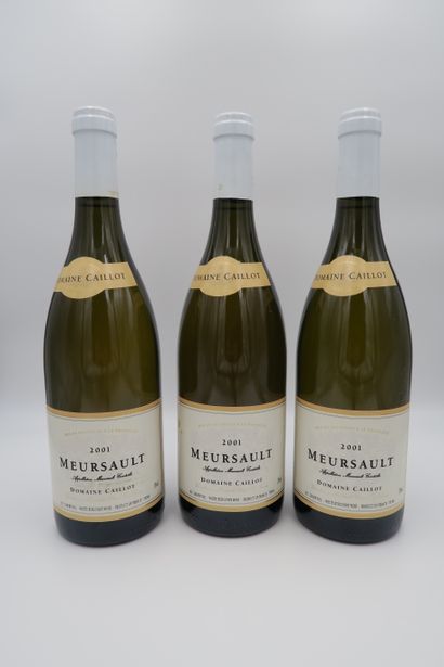 null Meursault, 2001, Domaine Caillot, 3 bottles