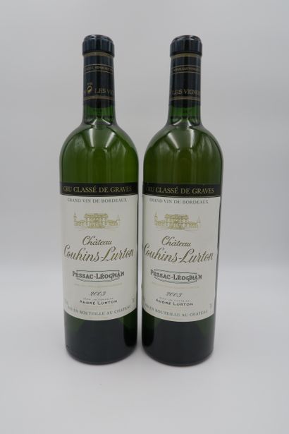 null Château Couhins Lurton, 2003, White, CC Pessac-Léognan (E. f), 2 bottles