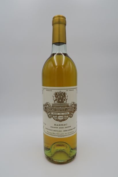 null Château Coutet, 1985, 1er Cru Sauternes, 1 bottle