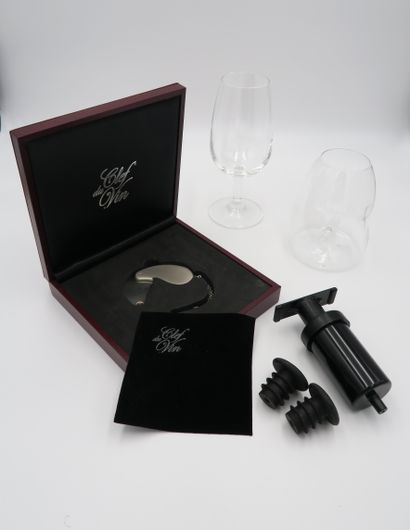 null Wine discovery kit including: 1 Peugeot glass "Le Taster Impitoyable", 6 INAO...