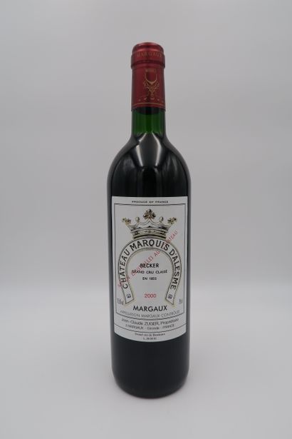 null Château Marquis d'Alesme, 2000, 3rd GC Margaux, 1 bottle