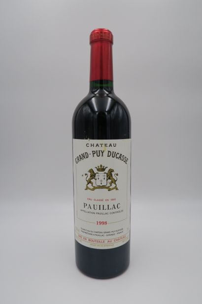 null Château Grand Puy Ducasse, 1998, 5th CC, Pauillac, 1 bottle