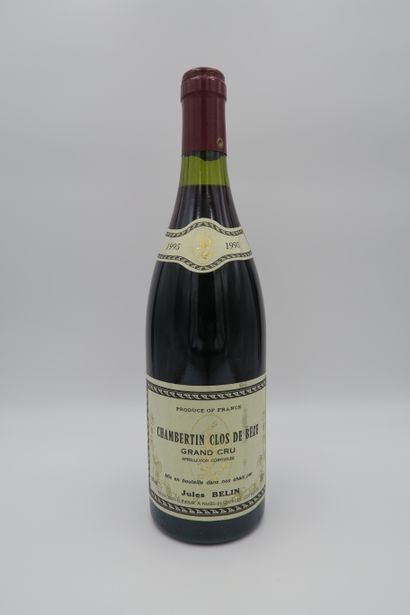null Chambertin, 1995, Clos de Beze, Jules Belin, (E. lm), 1 bottle